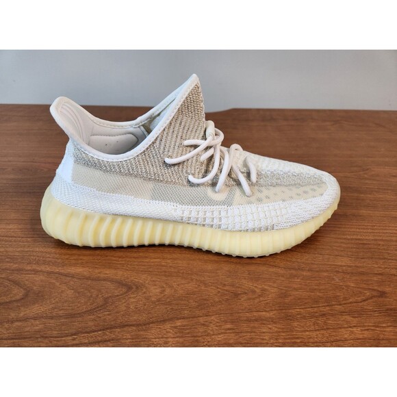 Adidas Men\'s Yeezy Boost 350 V2 Sneakers ~ Natural ~ FZ5246 Size 10 ~ W/ Box main image 7